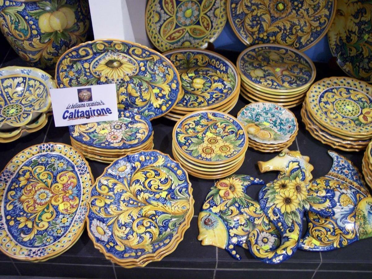 Alla Romana Villa Caltagirone Bagian luar foto